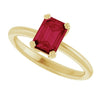 Lab-Grown Ruby | Emerald | 7 x 5mm