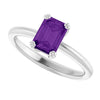 Natural Amethyst | Emerald | 7 x 5mm
