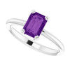 Natural Amethyst | Emerald | 7 x 5mm