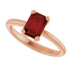 Natural Mozambique Garnet | Emerald | 7 x 5mm
