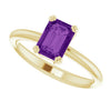Natural Amethyst | Emerald | 7 x 5mm