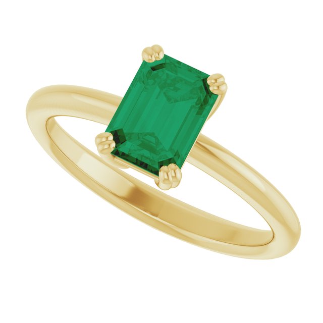 Lab-Grown Emerald | Emerald | 7 x 5mm
