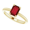 Natural Mozambique Garnet | Emerald | 7 x 5mm