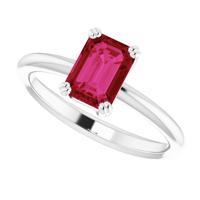 Lab-Grown Ruby | Emerald | 7 x 5mm