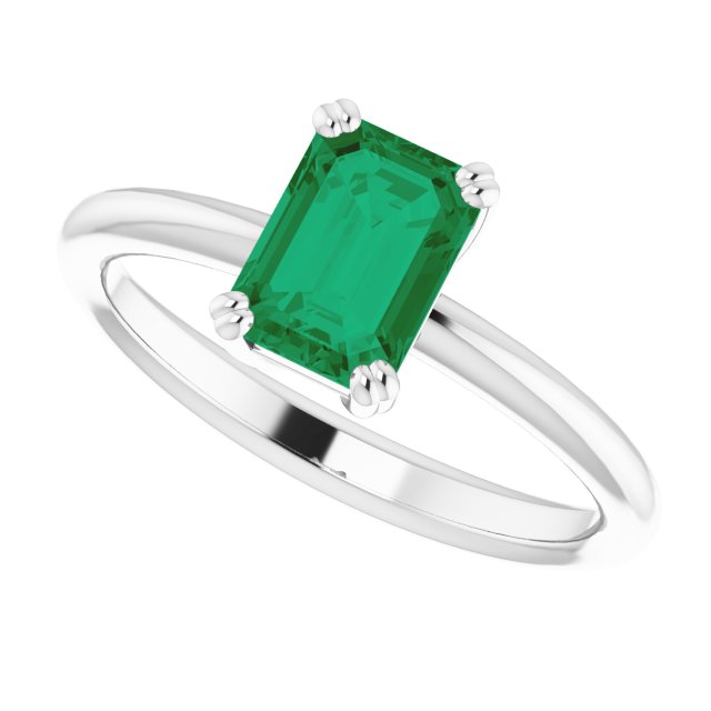 Lab-Grown Emerald | Emerald | 7 x 5mm