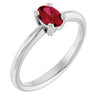Lab-Grown Ruby | Oval | 6 x 4mm