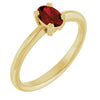 Natural Mozambique Garnet | Oval | 6 x 4mm