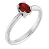 Natural Mozambique Garnet | Oval | 6 x 4mm