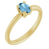 Natural Sky Blue Topaz | Oval | 6 x 4mm