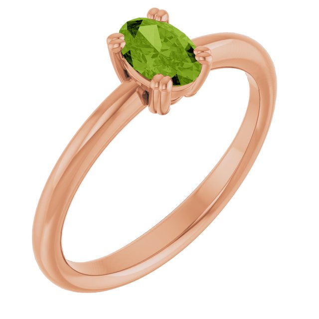 Natural Peridot | Oval | 6 x 4mm