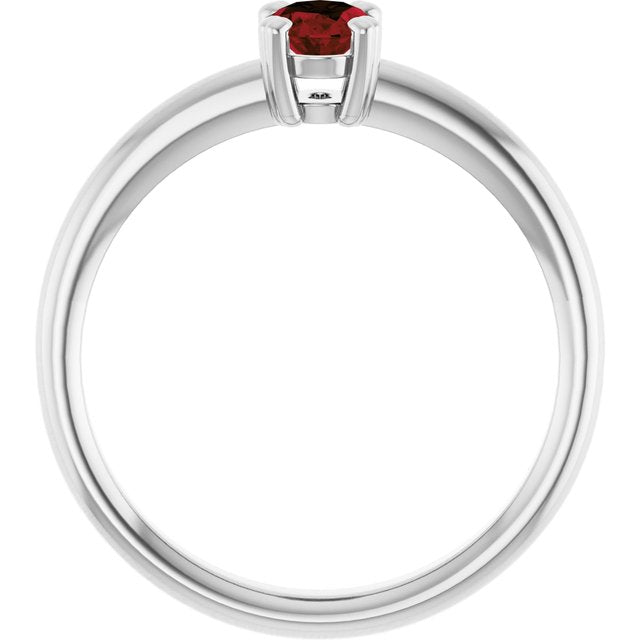 Natural Mozambique Garnet | Oval | 6 x 4mm