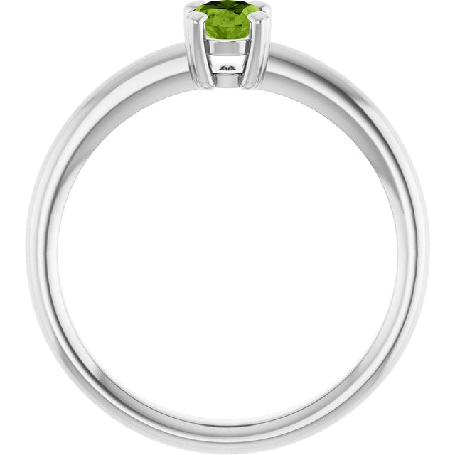 Natural Peridot | Oval | 6 x 4mm