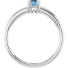 Natural Sky Blue Topaz | Oval | 6 x 4mm