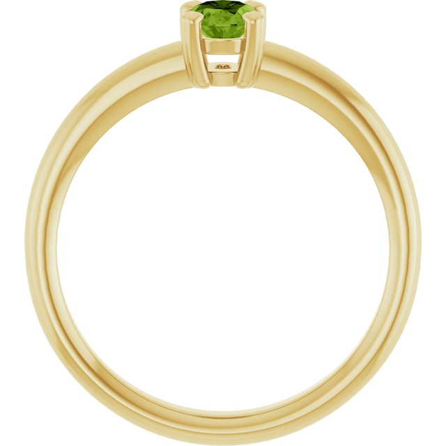 Natural Peridot | Oval | 6 x 4mm