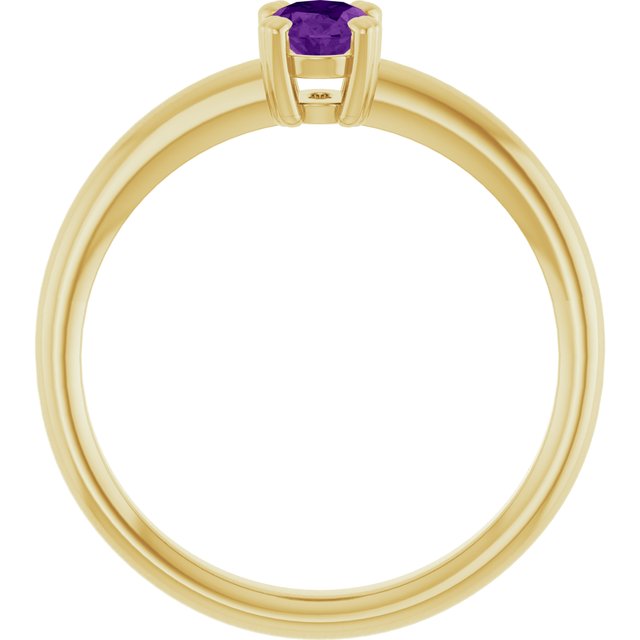 Natural Amethyst | Oval | 6 x 4mm