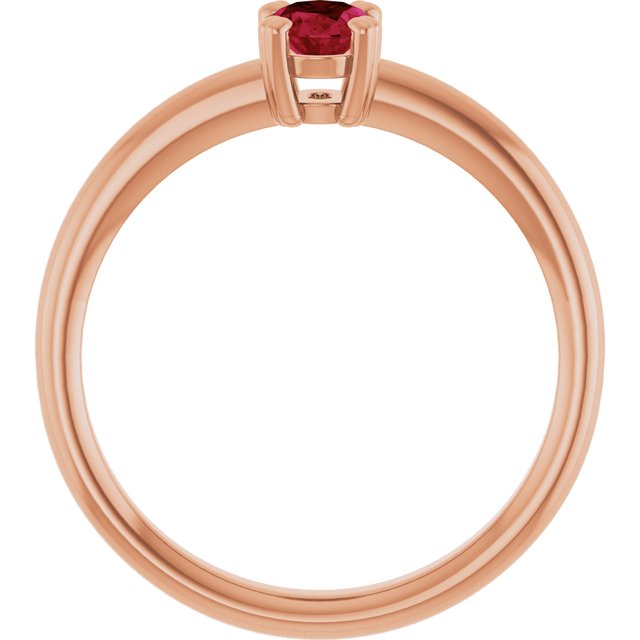 Lab-Grown Ruby | Oval | 6 x 4mm