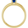 Lab-Grown Blue Sapphire | Oval | 6 x 4mm
