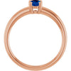 Lab-Grown Blue Sapphire | Oval | 6 x 4mm