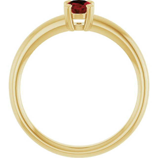 Natural Mozambique Garnet | Oval | 6 x 4mm