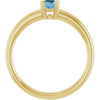Natural Sky Blue Topaz | Oval | 6 x 4mm