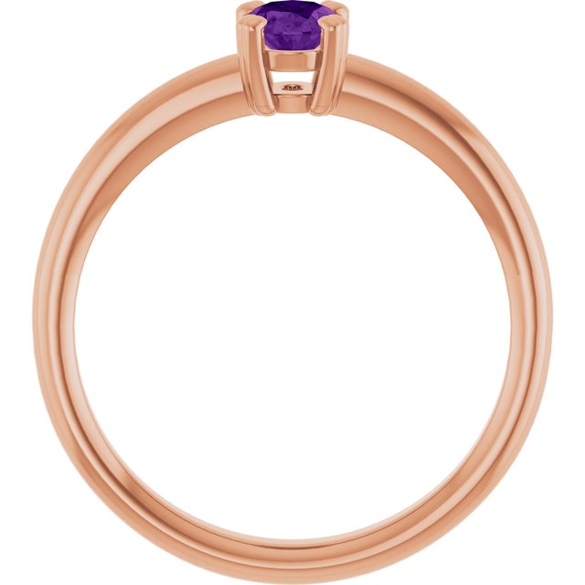 Natural Amethyst | Oval | 6 x 4mm