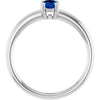 Lab-Grown Blue Sapphire | Oval | 6 x 4mm