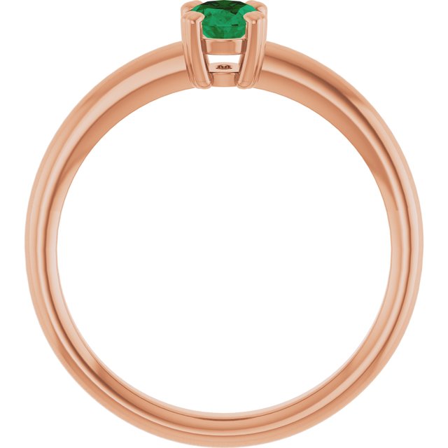 Lab-Grown Emerald | Oval | 6 x 4mm