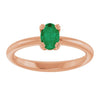 Lab-Grown Emerald | Oval | 6 x 4mm