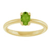 Natural Peridot | Oval | 6 x 4mm