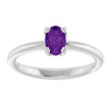 Natural Amethyst | Oval | 6 x 4mm