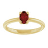 Natural Mozambique Garnet | Oval | 6 x 4mm