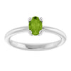 Natural Peridot | Oval | 6 x 4mm