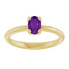 Natural Amethyst | Oval | 6 x 4mm
