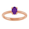 Natural Amethyst | Oval | 6 x 4mm
