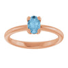 Natural Sky Blue Topaz | Oval | 6 x 4mm