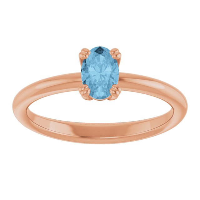Natural Sky Blue Topaz | Oval | 6 x 4mm
