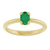Lab-Grown Emerald | Oval | 6 x 4mm