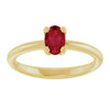 Lab-Grown Ruby | Oval | 6 x 4mm