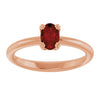 Natural Mozambique Garnet | Oval | 6 x 4mm