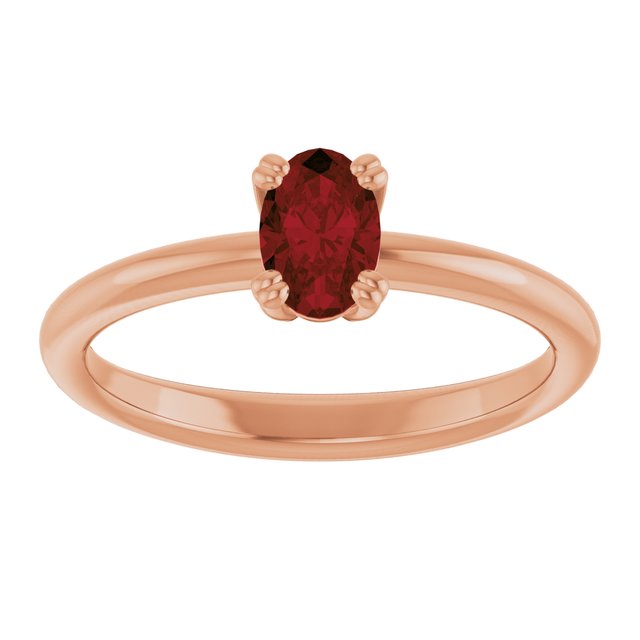Natural Mozambique Garnet | Oval | 6 x 4mm