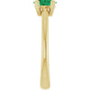 Lab-Grown Emerald | Oval | 6 x 4mm