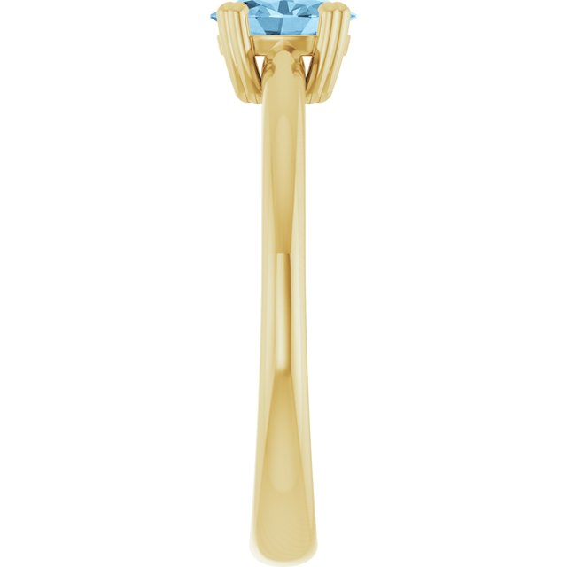 Natural Sky Blue Topaz | Oval | 6 x 4mm