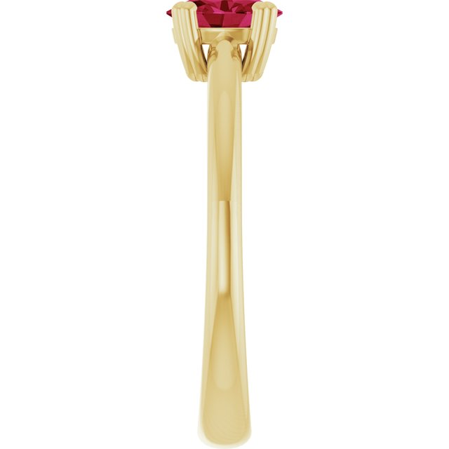Lab-Grown Ruby | Oval | 6 x 4mm