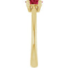 Lab-Grown Ruby | Oval | 6 x 4mm