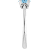 Natural Sky Blue Topaz | Oval | 6 x 4mm