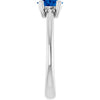Lab-Grown Blue Sapphire | Oval | 6 x 4mm