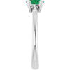 Lab-Grown Emerald | Oval | 6 x 4mm