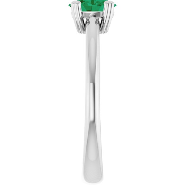 Lab-Grown Emerald | Oval | 6 x 4mm