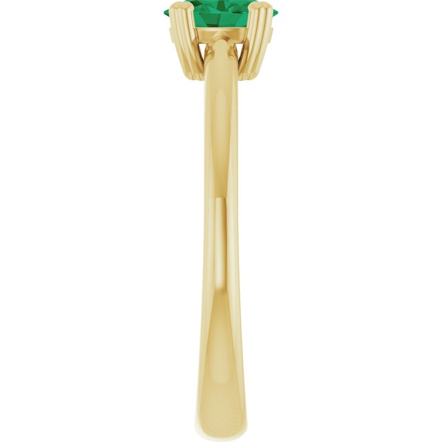 Lab-Grown Emerald | Oval | 6 x 4mm