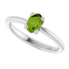 Natural Peridot | Oval | 6 x 4mm